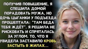 Не ходи домой, тётенька там беда,  прошептала цыганка. Через минуту из подъезда вышел мой муж !