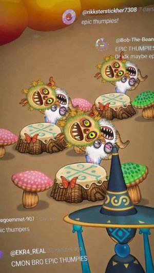 Что Если бы у Эпических Тумп были Свои Звуки - Фанмейд, My Singing Monsters