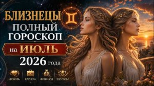 Близнецы. Полный гороскоп на Июль 2026 года