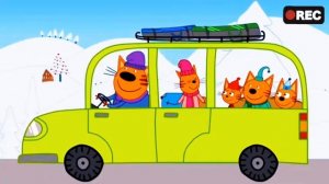 ТРИ КОТА 😹😻😾   ПОЛНАЯ РЖАКА 🤣 😄попробуй не засмеяться