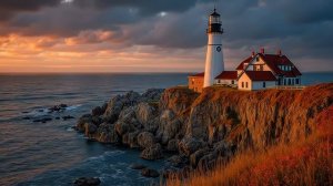 Deep Work Music ｜ Chillout Deep Beats for Focus and Concentration at the Coastal Lighthouse