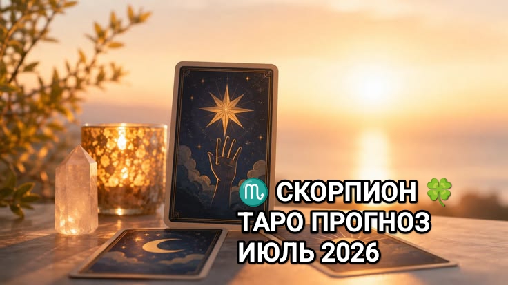 ♏ СКОРПИОН 🍀 ТАРО ПРОГНОЗ ИЮЛЬ 2026 смотреть онлайн