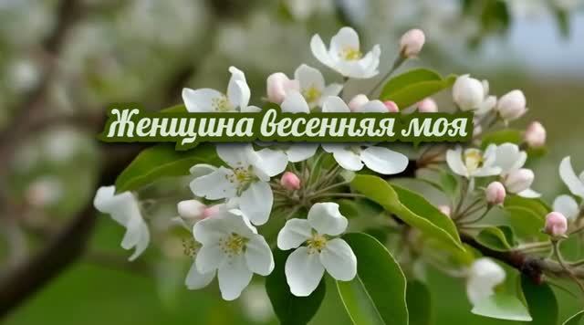 ЖЕНЩИНА ВЕСЕННЯЯ МОЯ.