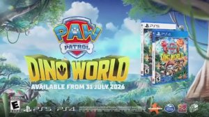 PAW Patrol Dino World — трейлер с демонстрацией игрового процесса PS5 PS4 Игры