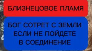 Если не пойдете в соединение с близнецовым пламенем Бог сотрет с лица земли