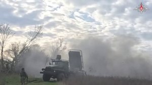Боевая работа расчета РСЗО «Град» ГрВ «Центр» на Добропольском направлении