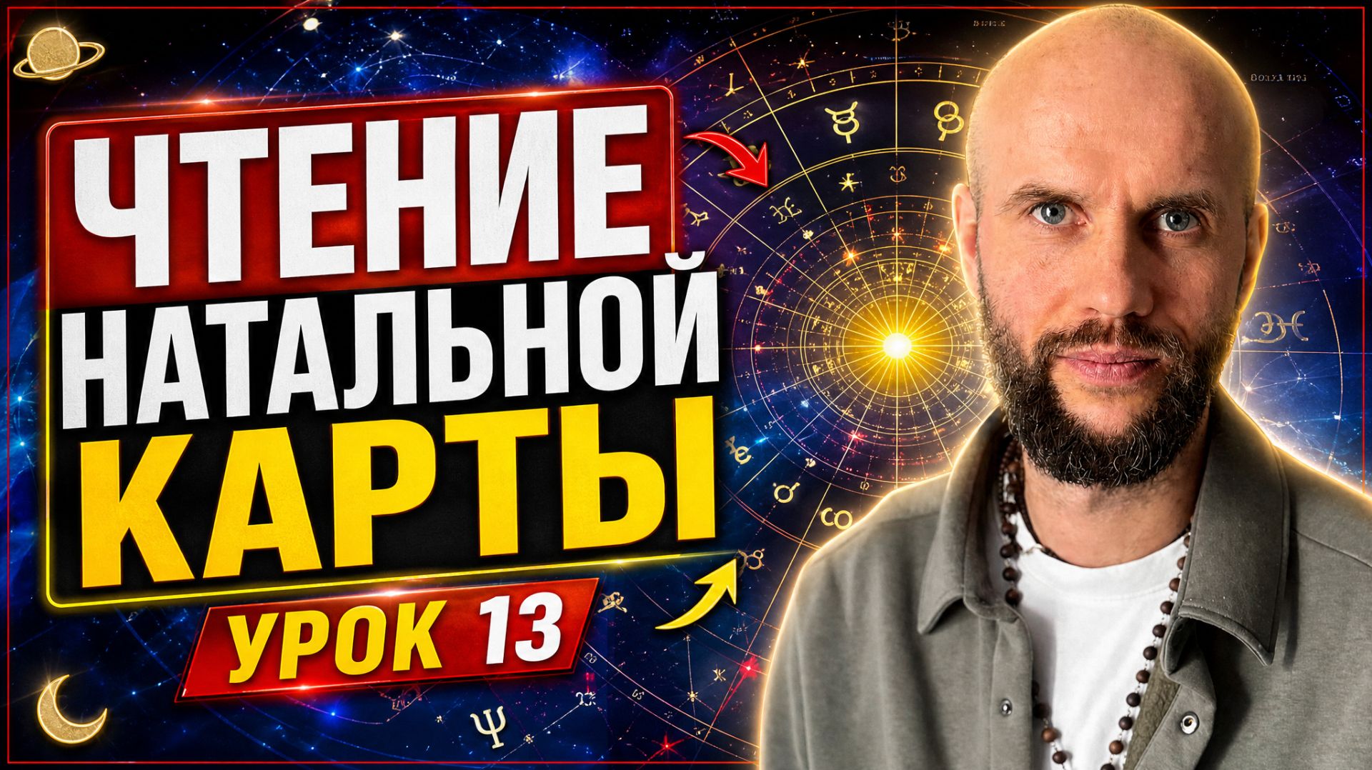 Урок 13. Читаем натальную карту Павла Дурова. Астрология для начинающих.