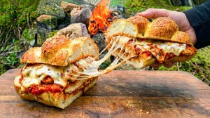 The EPIC Chicken Parm Sandwich Forest Cooking