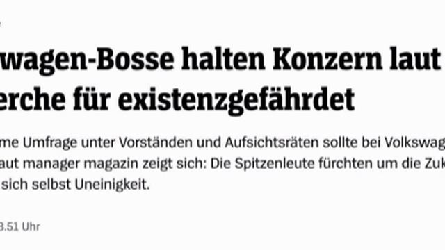 ‼️🇩🇪🏴☠️ Руководство Volkswagen считает, что существование компании находится под угрозой, — Spie смотреть онлайн
