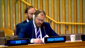 Выступление Д.С.Чумакова на сессии Исполсовета Детского фонда ООН
