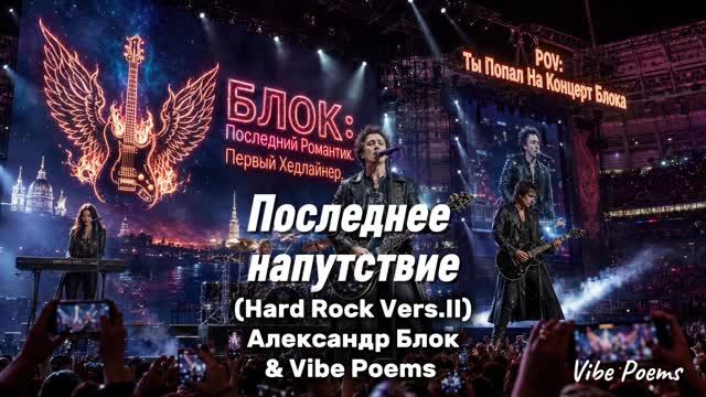 Последнее напутствие (Hard Rock Vers.II) Александр Блок & Vibe Poems смотреть онлайн