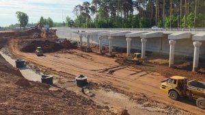 Строительство участка Южно-Лыткаринской автодороги в городском поселении Видное (часть 2, май 2026)