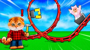 СТРОЮ СВОЮ ДОРОГУ ДЛЯ ВАГОНЕТКИ В РОБЛОКС! CART RIDE ROBLOX