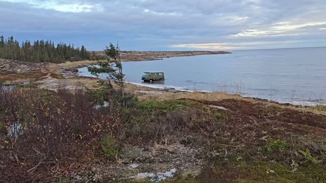 УАЗ БУХАНКА В МОРЕ.