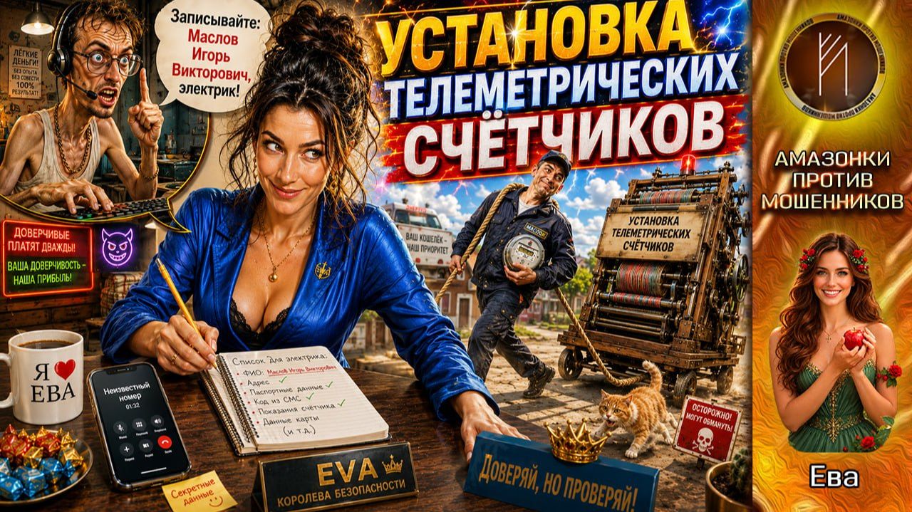 ЕВА / Телеметрические фантазии глупых звонилок / Телефонное мошенничество смотреть онлайн