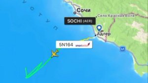 Самолёт Smartavia подал сигнал бедствия над Чёрным морем.

По данным «Базы», Boeing 737-800 авиакомп