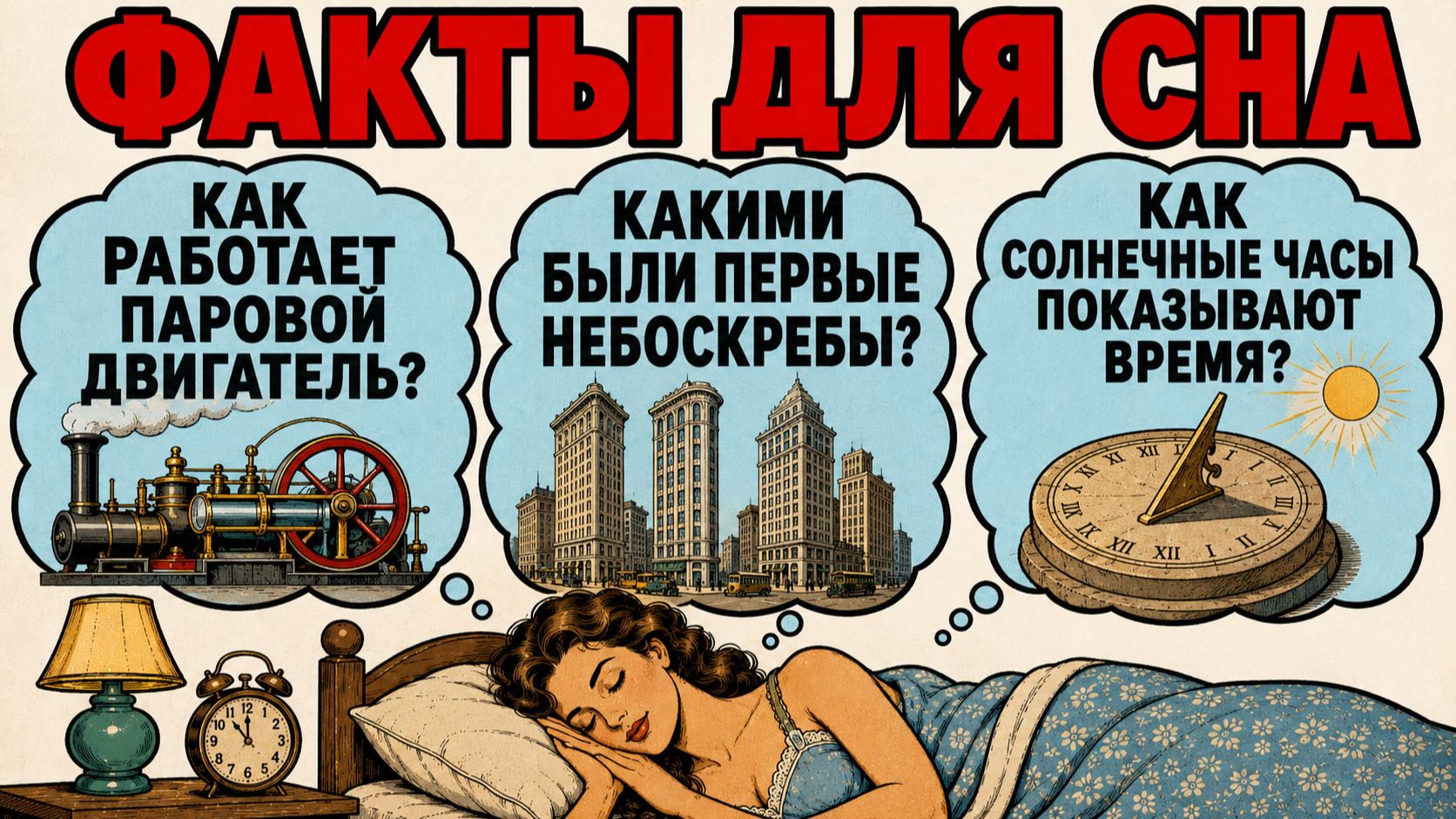 Интересные факты, под которые легко уснуть: от первых банков до парового двигателя смотреть онлайн