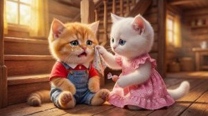 Мультфильм про как рыжий Котенок Подумал, Что Он Сделал Что-То Не Так