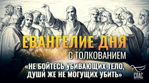 «Не бойтесь убивающих тело, души́ же не могущих убить» / Евангелие дня