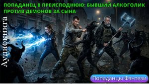 Аудиокнига Фэнтези «Попаданец в преисподнюю: бывший алкоголик против демонов за сына»