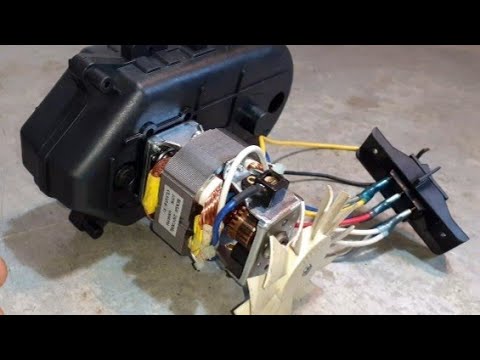 Не работает электрическая мясорубка,не крутит двигатель.repair of an electric meat grinder. смотреть онлайн