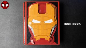 LEGO 55 фигурок ЖЕЛЕЗНЫЙ ЧЕЛОВЕК - СКОРОСТНАЯ СБОРКА ЖЕЛЕЗНОЙ КНИГИ | MARVEL