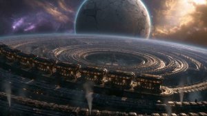 Frozen Ringed Giant — Deep Space Ambient Music & Icy Worlds