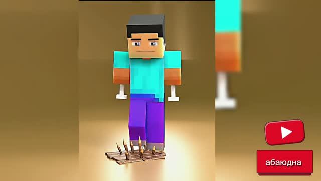 Испытание на снятие стресса участием персонажа Minecraft Стива смотреть онлайн