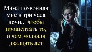 Мама позвонила мне в три часа ночи... чтобы прошептать то, о чем молчала двадцать лет
