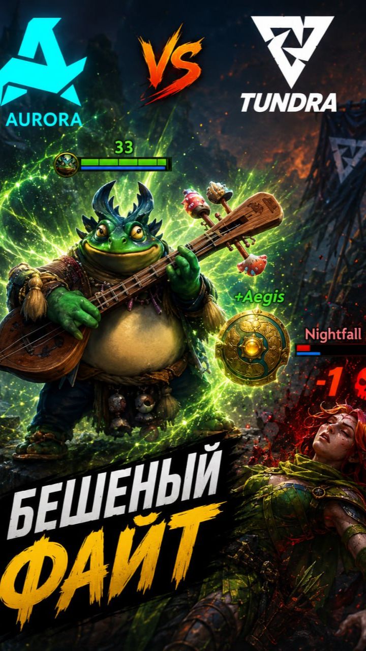Вторая жизнь! 33 камбэкает с Аегисом и отправляет Nightfall в таверну под дикий каст pasanbl