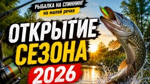 Рыбалка на спиннинг: Открытие сезона 2026