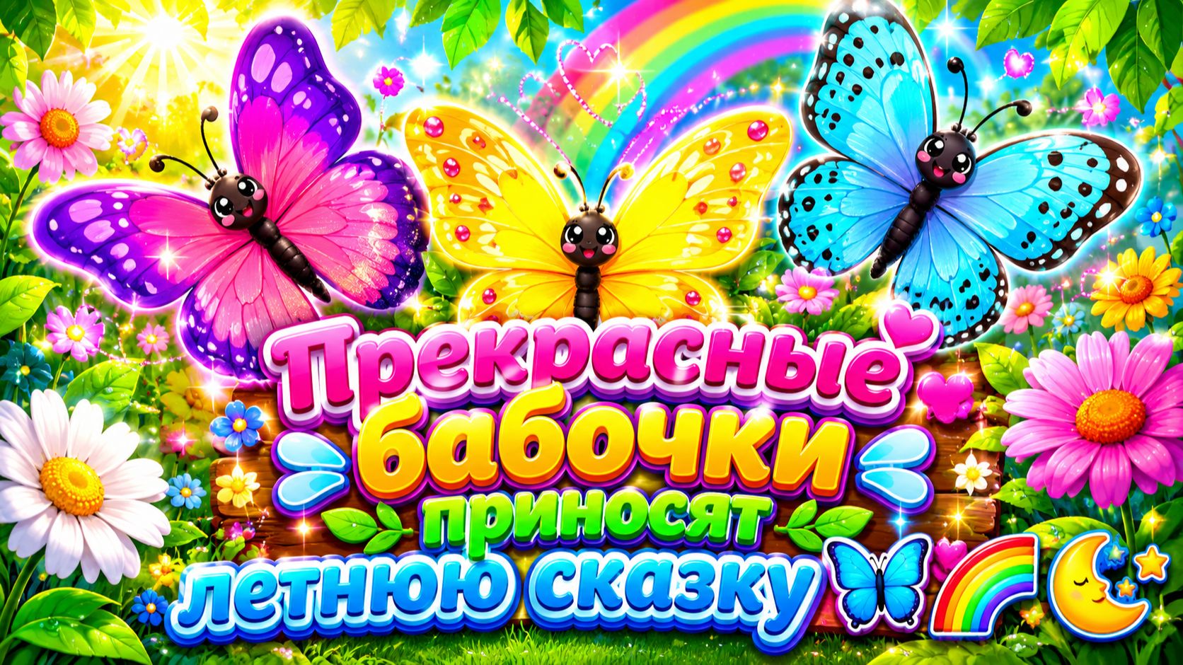 Прекрасные бабочки приносят летнюю сказку 🦋🌈💤