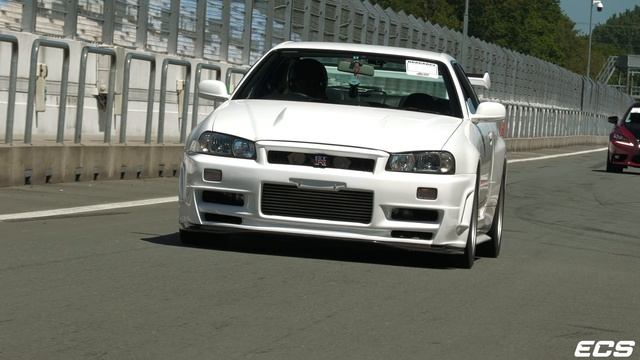 1000HP+ Nissan Skyline R34 GT-R - INSANE Drag Race Battles смотреть онлайн