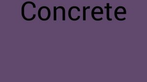 Как ты прочитаешь слово Concrete?