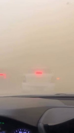 Пыльная буря стала причиной коллапса на трассе Алматы - Конаев (Казахстан 16062026)