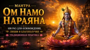Мантра Ом Намо Нараяна: 108 раз для освобождения, любви и благополучия — традиционная практика🙏💖