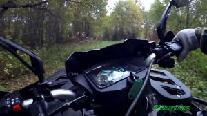Квадроцикл Loncin Apakani 200. Поле, лес, карьер.