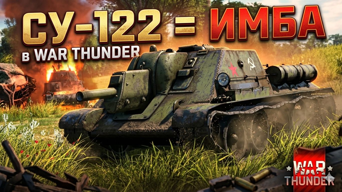 Cу-122 в WAR THUNDER смотреть онлайн