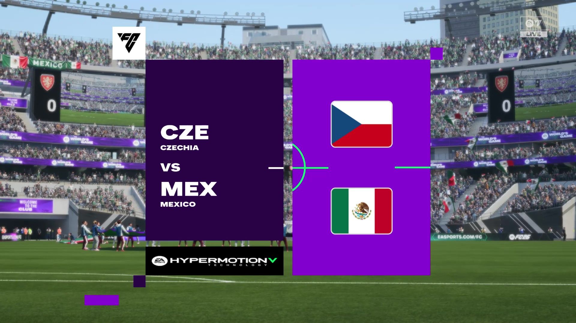 Чехия - Мексика  Чемпионат Мира 2026 игра FC26