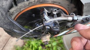 Регулировка тормозов Kugoo F1 Pro