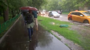 Дождь в Москве 14.07.2017г.