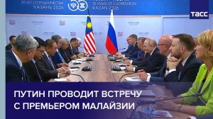 Путин проводит встречу с премьером Малайзии