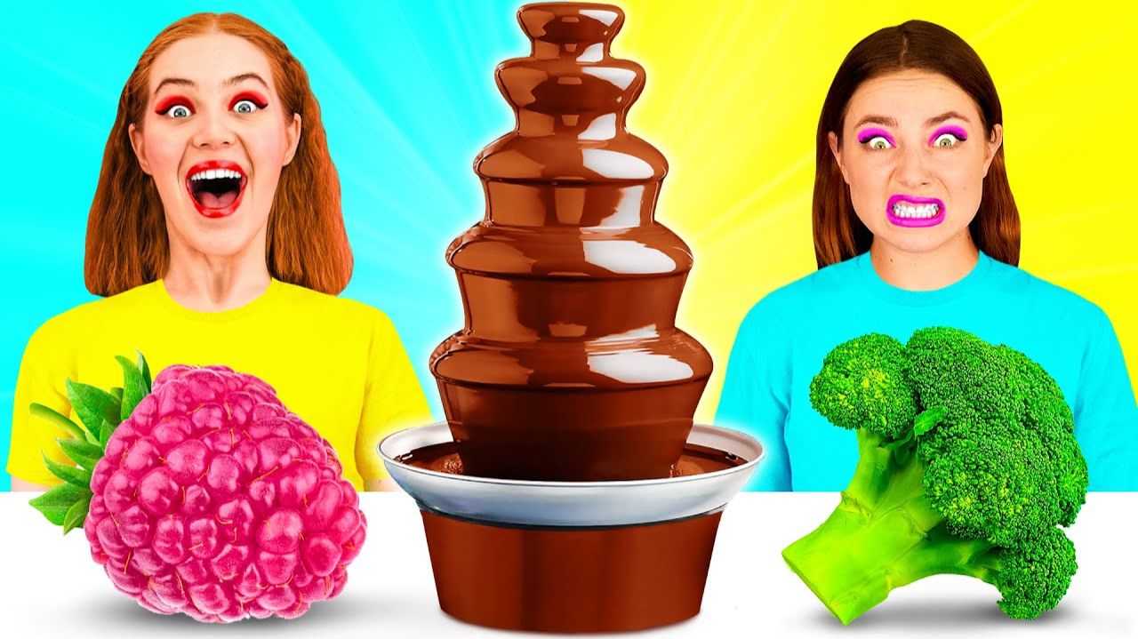 Шоколадный Фонтан Челлендж # Сумасшедший Челлендж c Fun Challenge смотреть онлайн