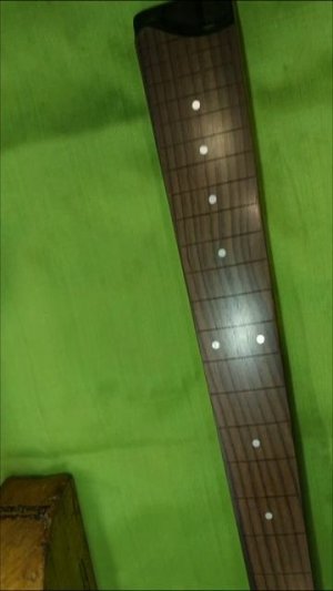 Ibanez BTB, склейка накладки, выравнивание накладки, установка ладов. #РемонтГитар #DEmelyanov