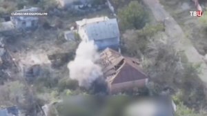 Российские Су-34 уничтожают опорные пункты ВСУ