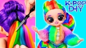 K-Pop Охотницы на Демонов в Радужном самолёте! 10 поделок для кукол L.O.L.