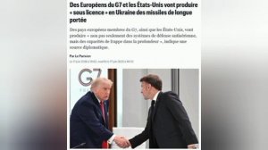 🇺🇸🇪🇺🇺🇦 США и страны G7 начнут производство дальнобойных ракет и систем ПВО на территории Украи