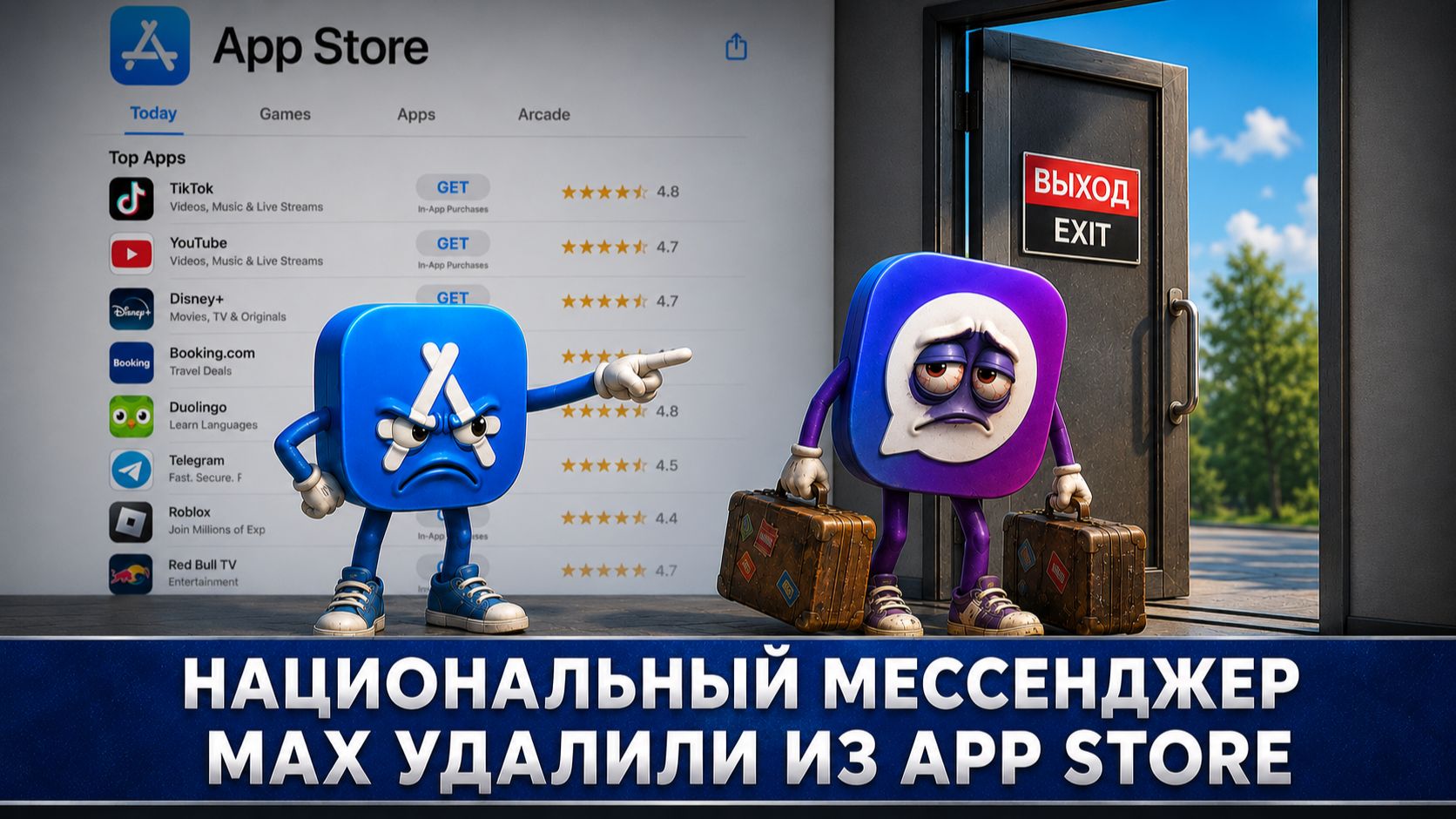 Национальный мессенджер MAX удалили из App Store смотреть онлайн