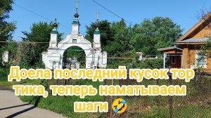 Доела последний кусок тортика, теперь наматываем шаги. 17-06-2026