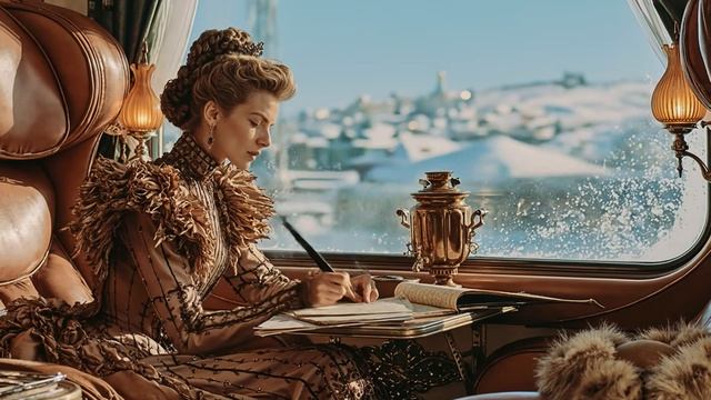 The Sanctuary Express： Winter Voyage to the Frozen North ｜ AI 4K — Retrofutura смотреть онлайн